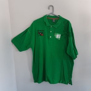 Avirex Men's Short sleeves  Polo T Shirt  Size 2XL green 100% cotton